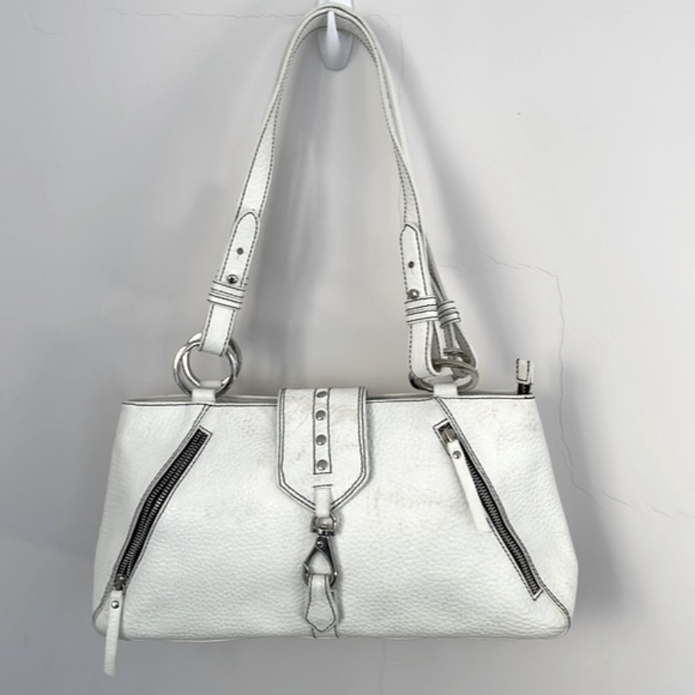 Fino Firenze White Shoulder Bag Satchel